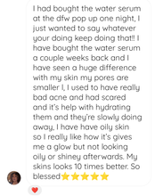 Load image into Gallery viewer, Hydro- Feelings Water Based Serum